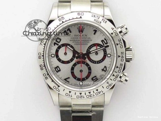 0405 Daytona Diw 40mm N6F 1:1 Best Edition Gray Skeleton Dial Red Nylon Strap DD Original 900